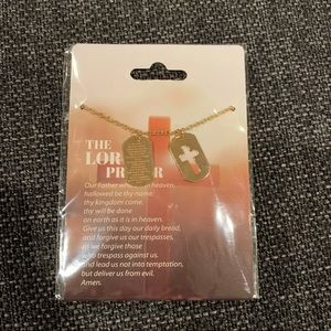 Lord’s Prayer Gold Necklace